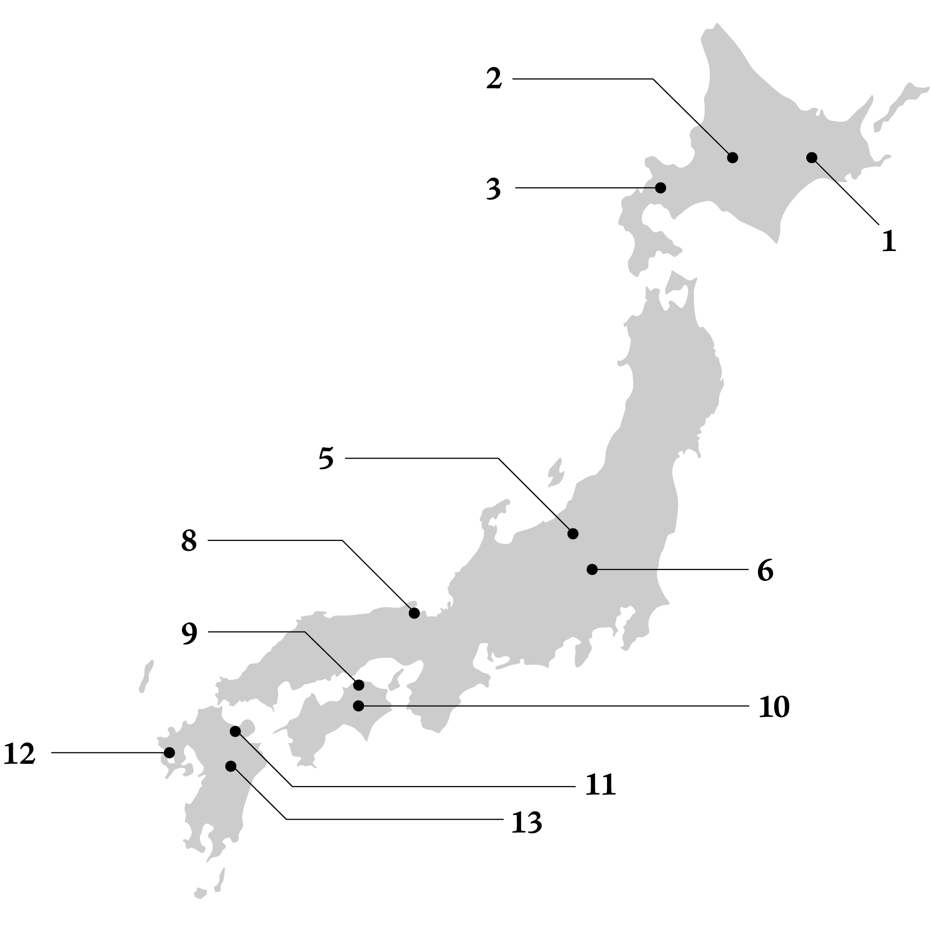 japan map
